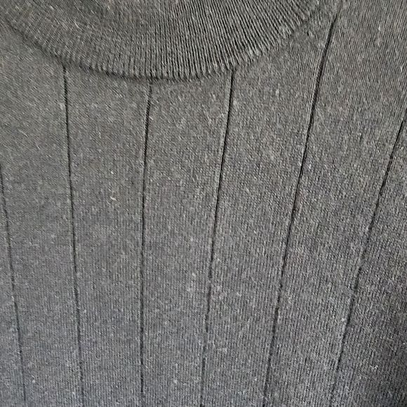 Jos A. Bank Traveler Mockneck Sweater Lightweight 100% Merino Wool Mens Black - Picture 4 of 6